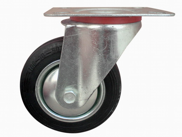Regular Castor Wheel With Rubber Tyre dixc,