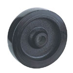 Rubber Wheels with Cast Iron,